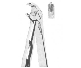 Extracting Forceps With Anatomically Shaped Handle